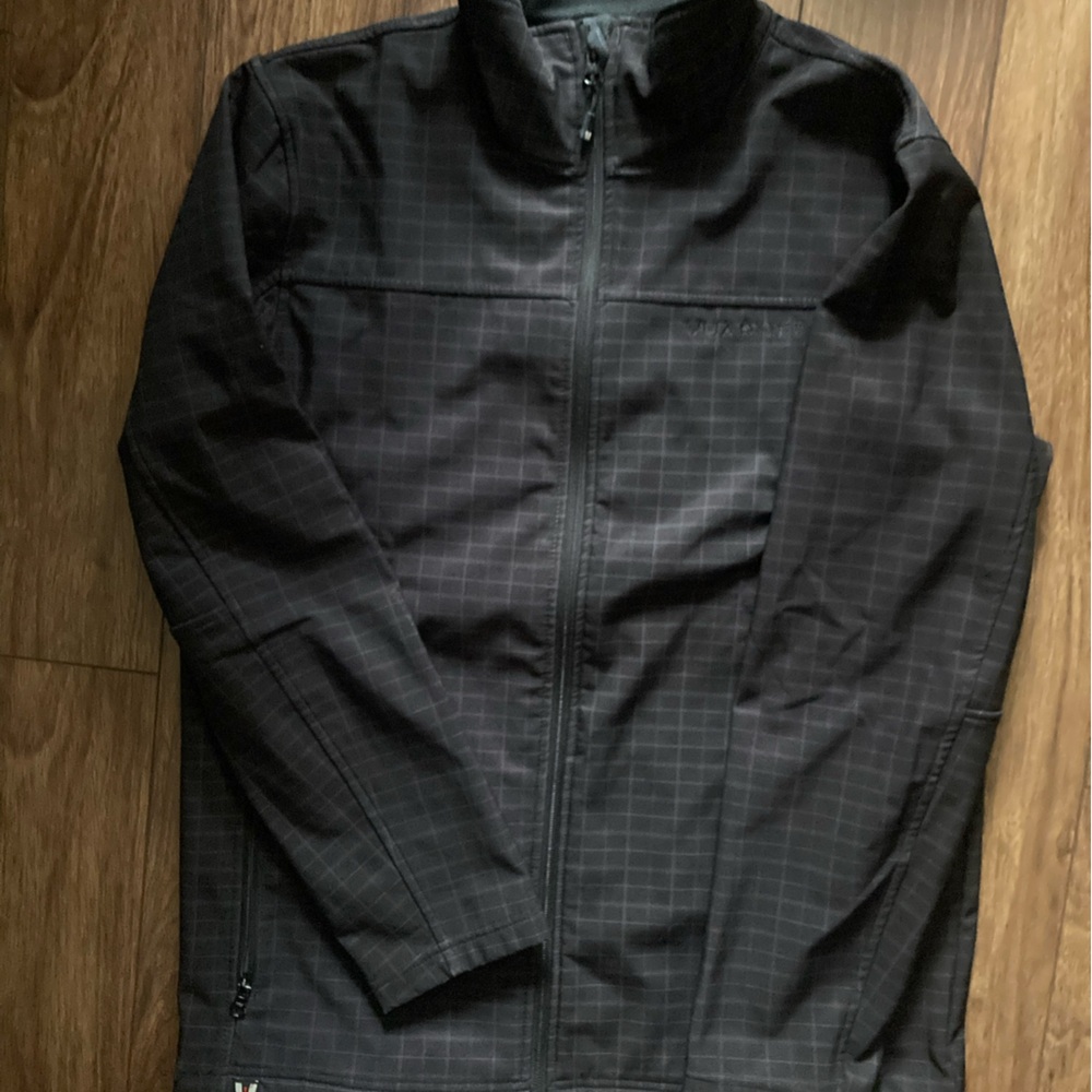 Vuarnet Black Checkered Windbreaker